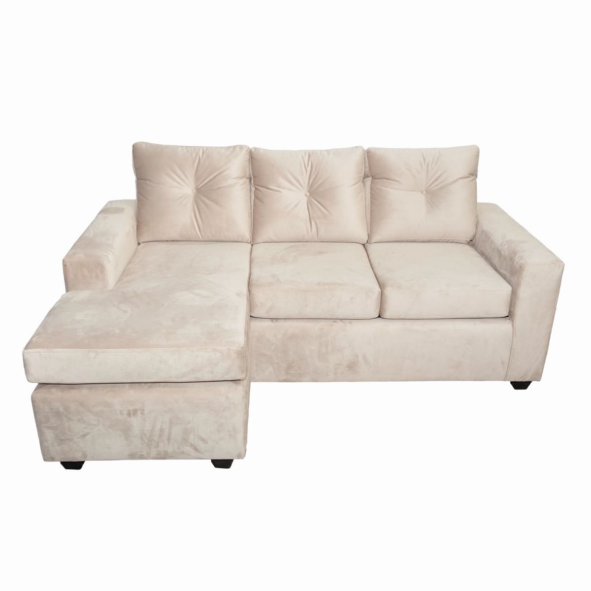 MUEBLES MPR - Seccional Azalea Intercambiable Felpa 3-1