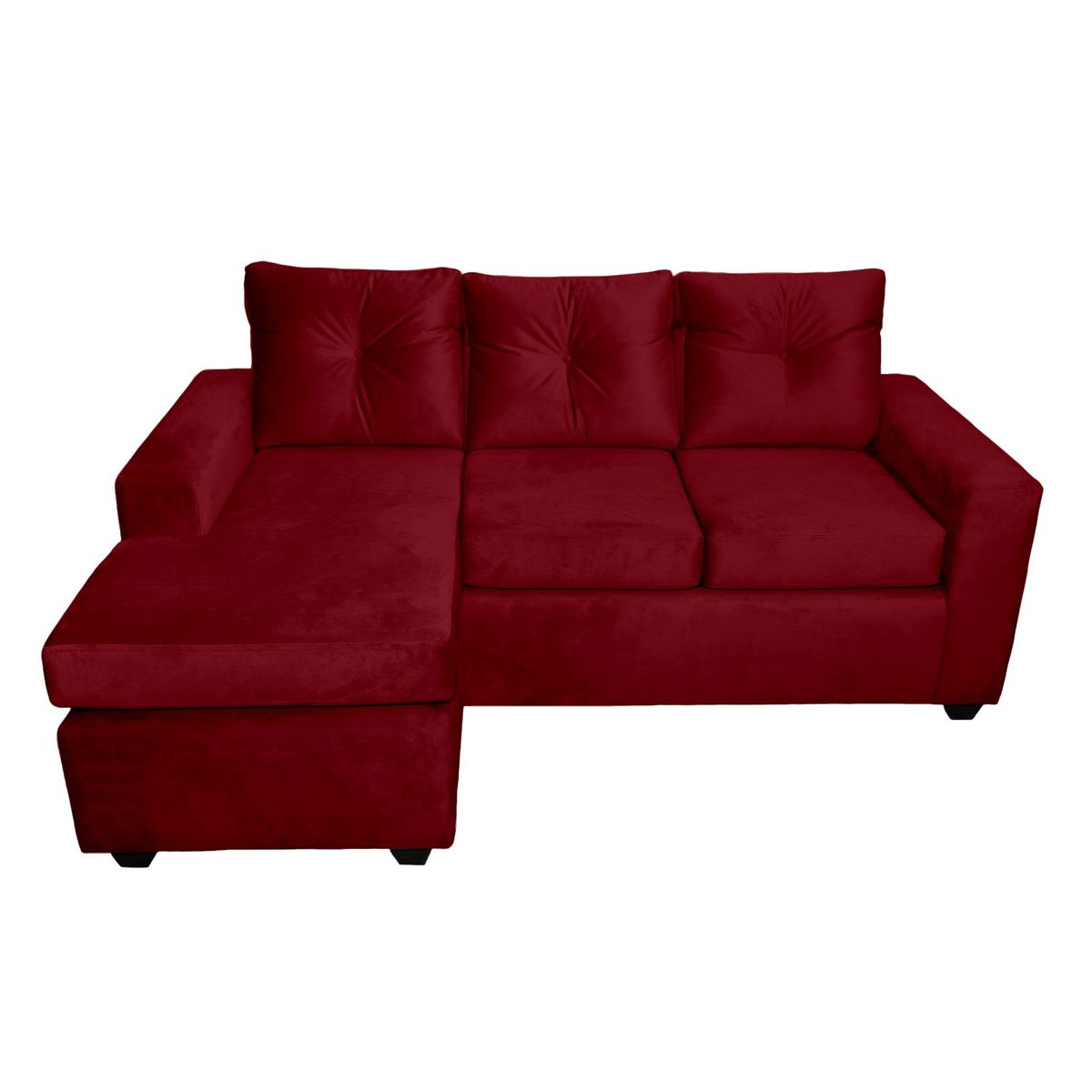 MUEBLES MPR - Seccional Azalea Intercambiable Felpa 3-1