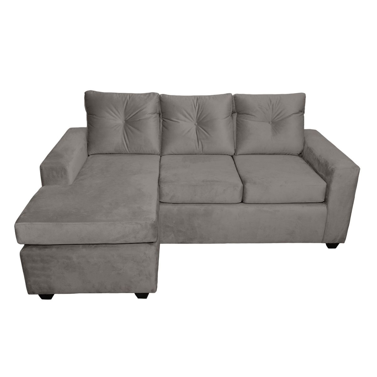 MUEBLES MPR - Seccional Azalea Intercambiable Felpa 3-1