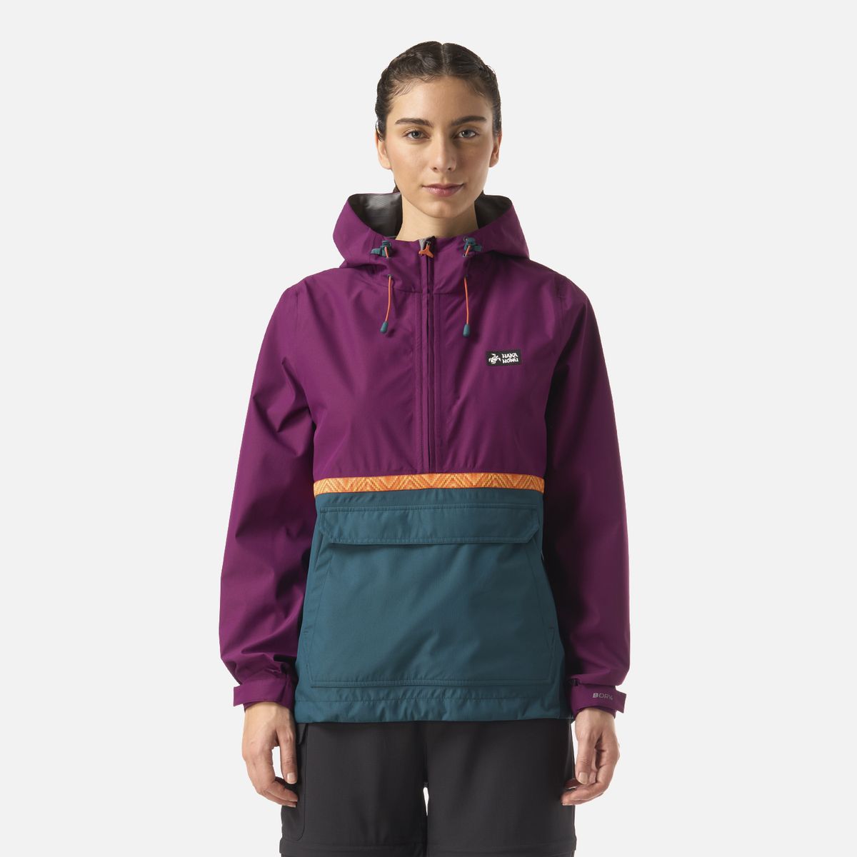 HAKA HONU - Chaqueta Mujer Viento Norte 14 Zip Purpura Haka Honu