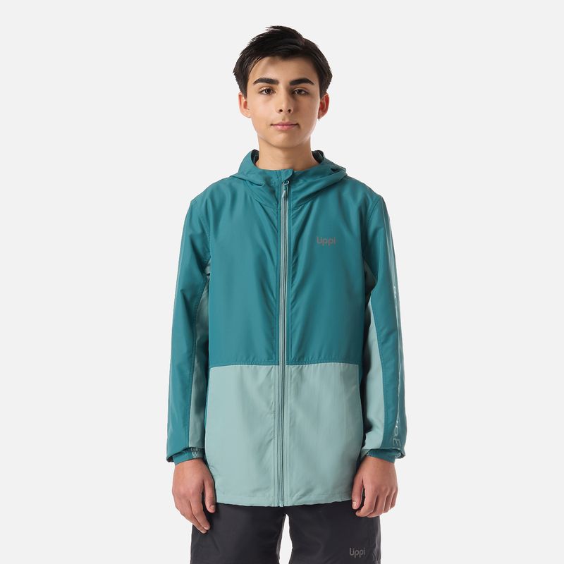 LIPPI - Chaqueta Teen Boy Nightfall Windbreaker Hoody Jacket Petroleo Oscuro