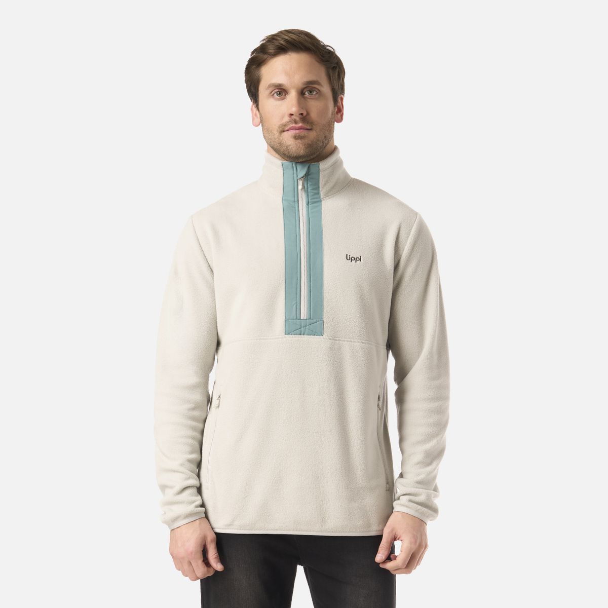 LIPPI - Polar Hombre SoftCore Therm-Pro Jacket Gris Claro Lippi