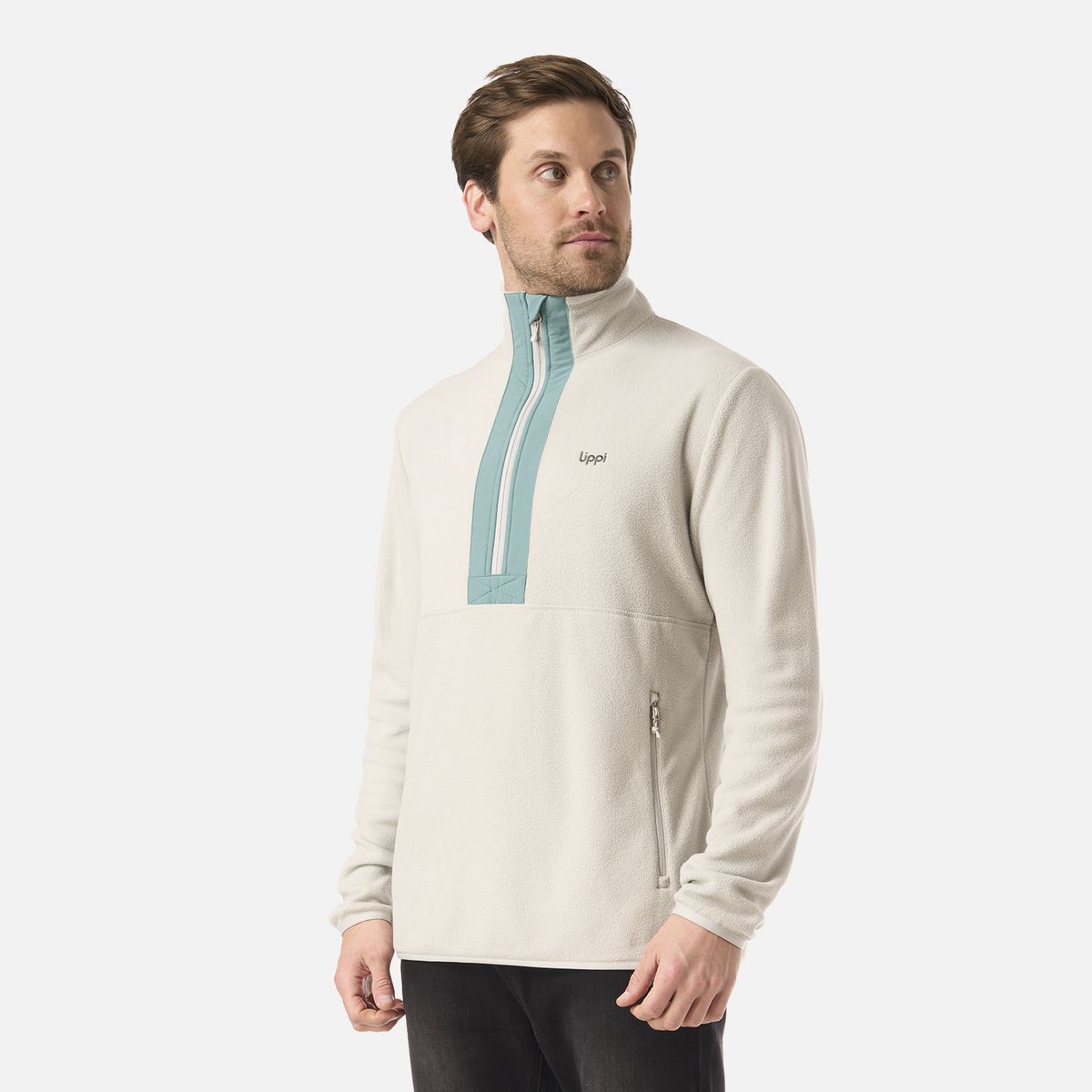 LIPPI - Polar Hombre SoftCore Therm-Pro Jacket Gris Claro Lippi