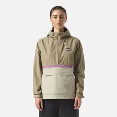 HAKA HONU - Chaqueta Mujer Viento Norte 14 Zip Verde Oliva