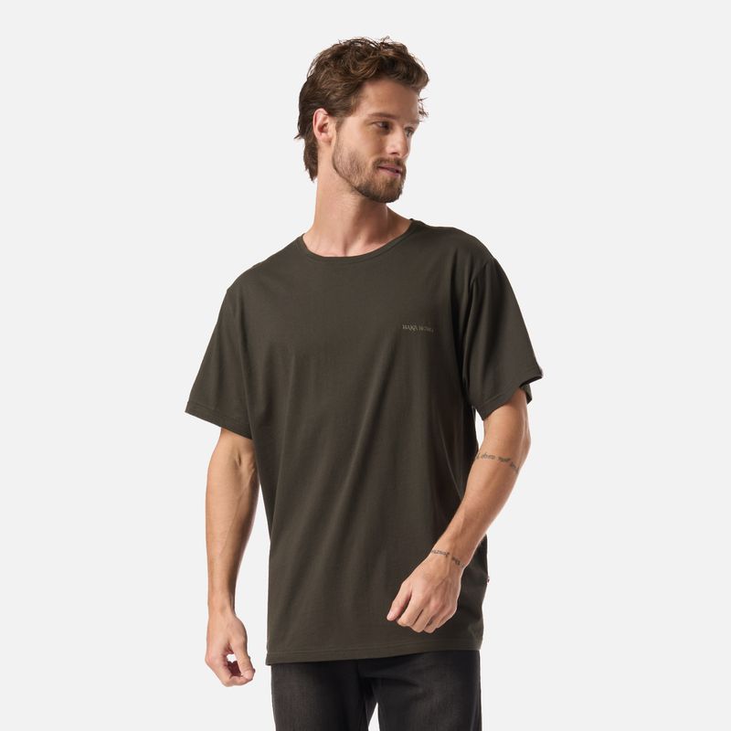 HAKA HONU - Polera Hombre Haka Verde Militar Haka Honu