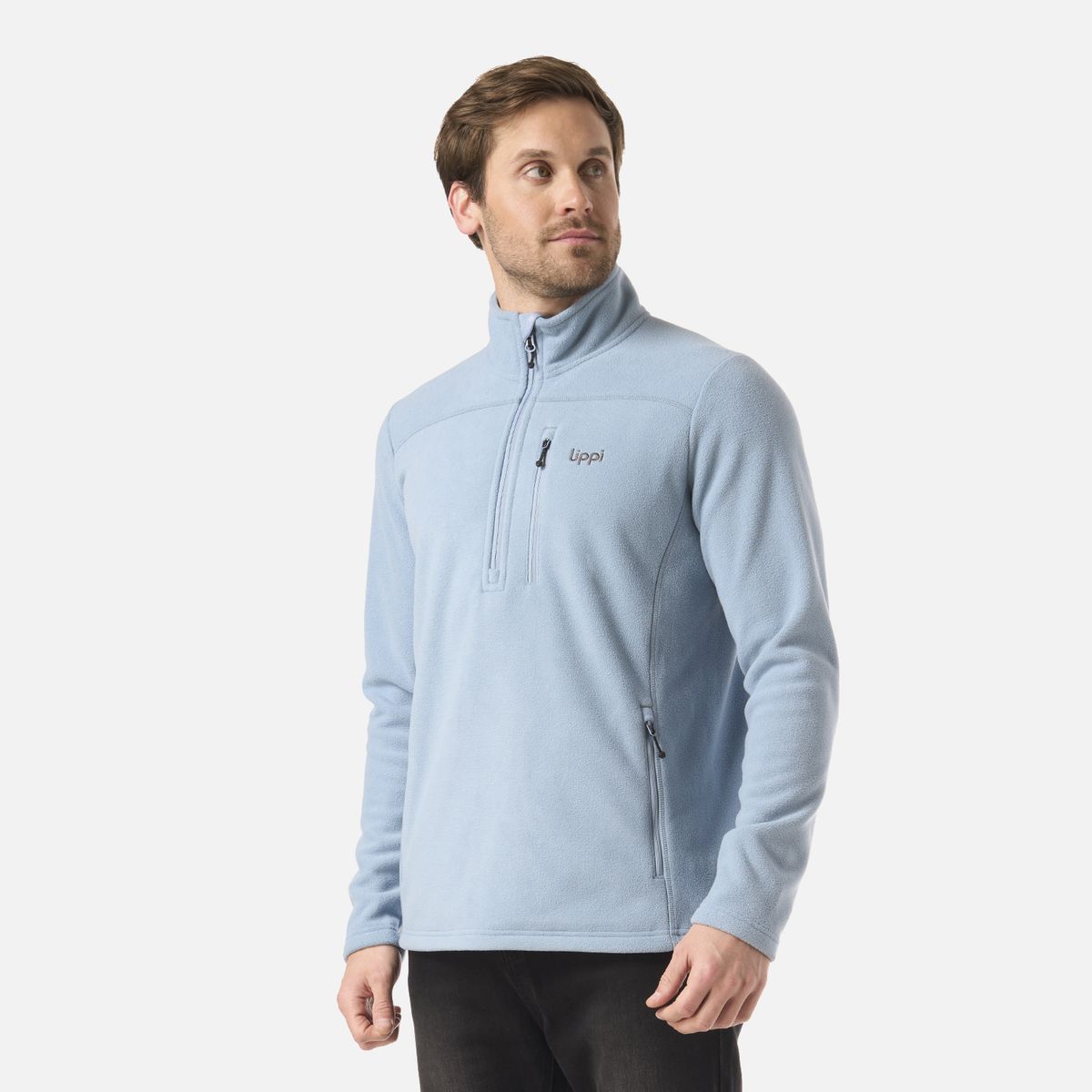 LIPPI - Polar Hombre Paicavi Therm-Pro 1/4 Zip Jacket Azul Piedra Lippi