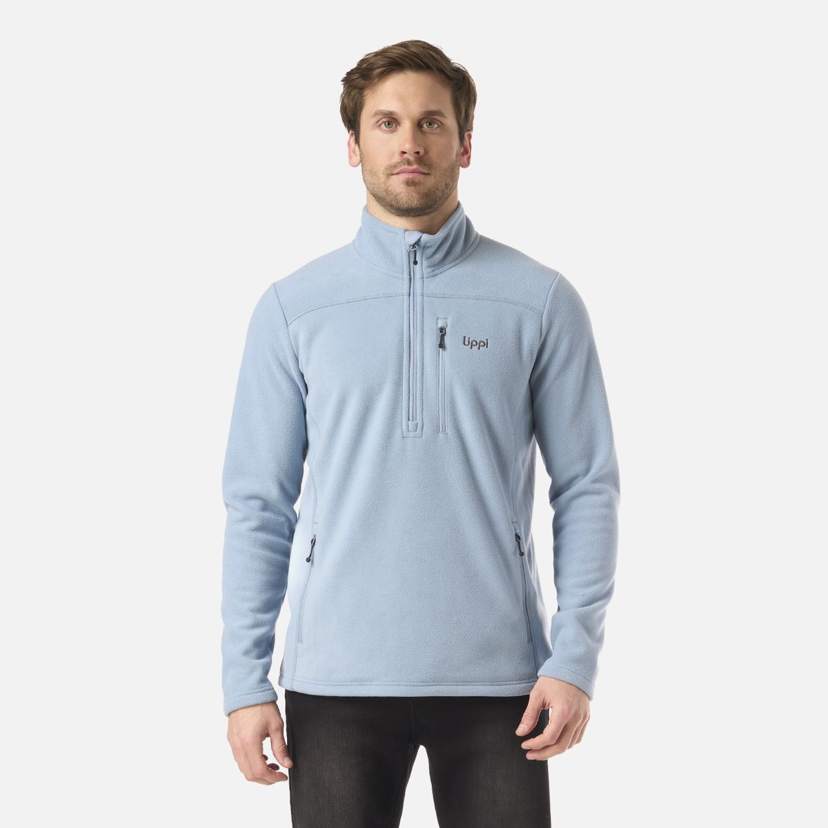 LIPPI - Polar Hombre Paicavi Therm-Pro 1/4 Zip Jacket Azul Piedra Lippi