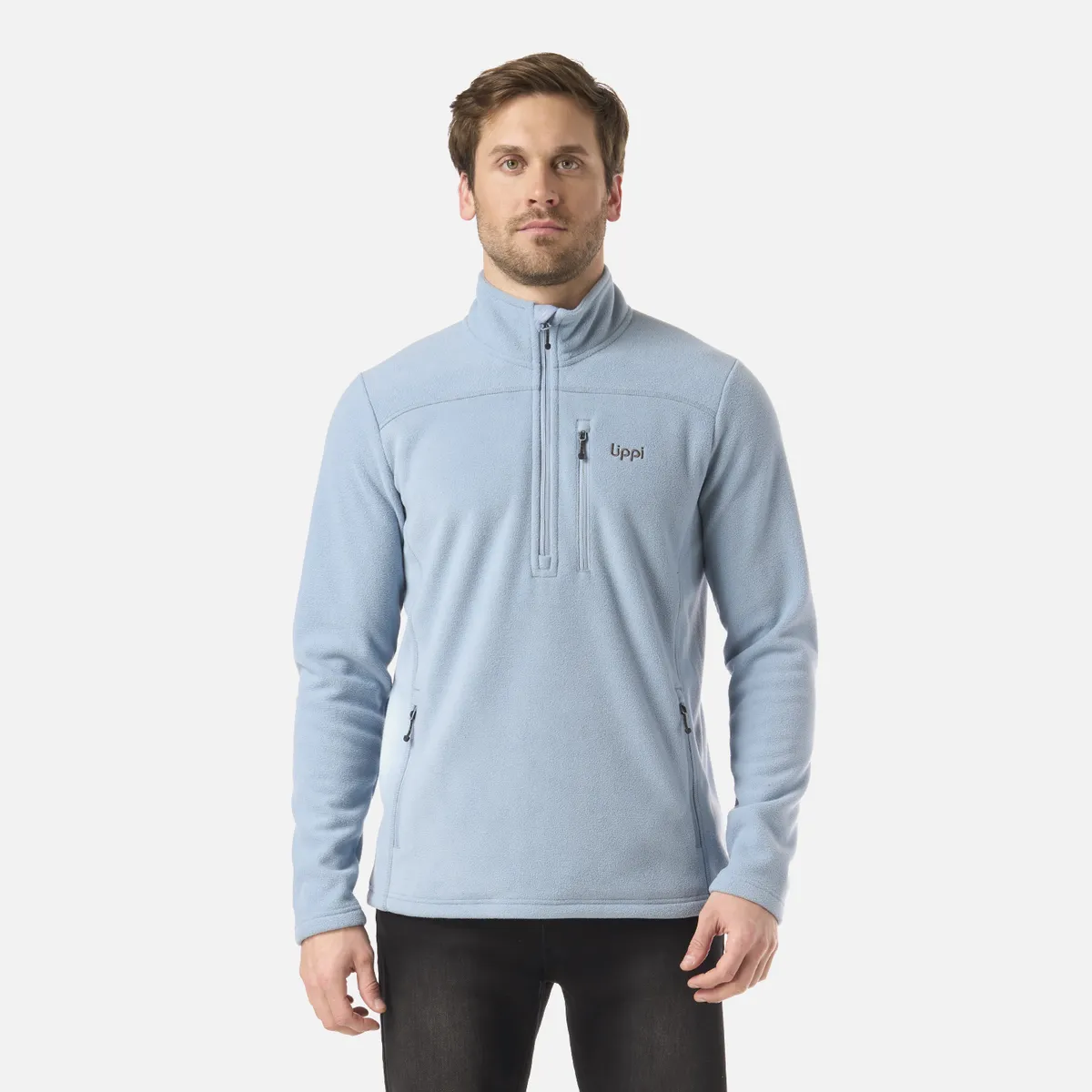 LIPPI - Polar Hombre Paicavi Therm-Pro 1/4 Zip Jacket Azul Piedra Lippi