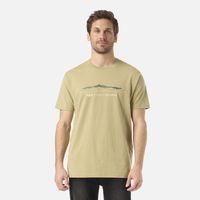 Polera Hombre Logo Front Print T-Shirt Verde Oliva