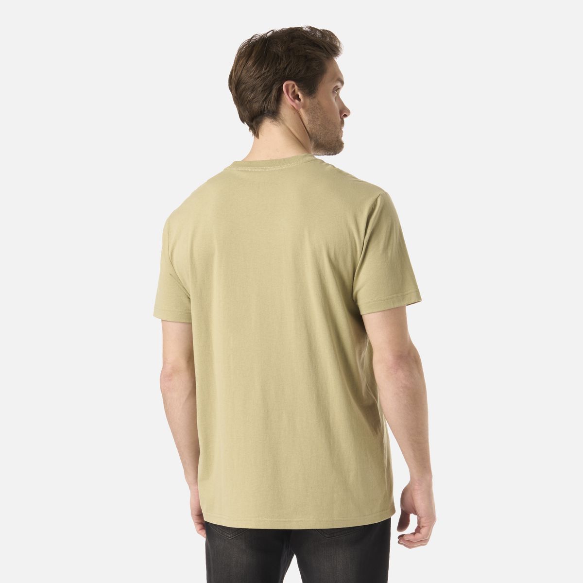 LIPPI - Polera Hombre Logo Lippi Front Print T-Shirt Verde Oliva Lippi