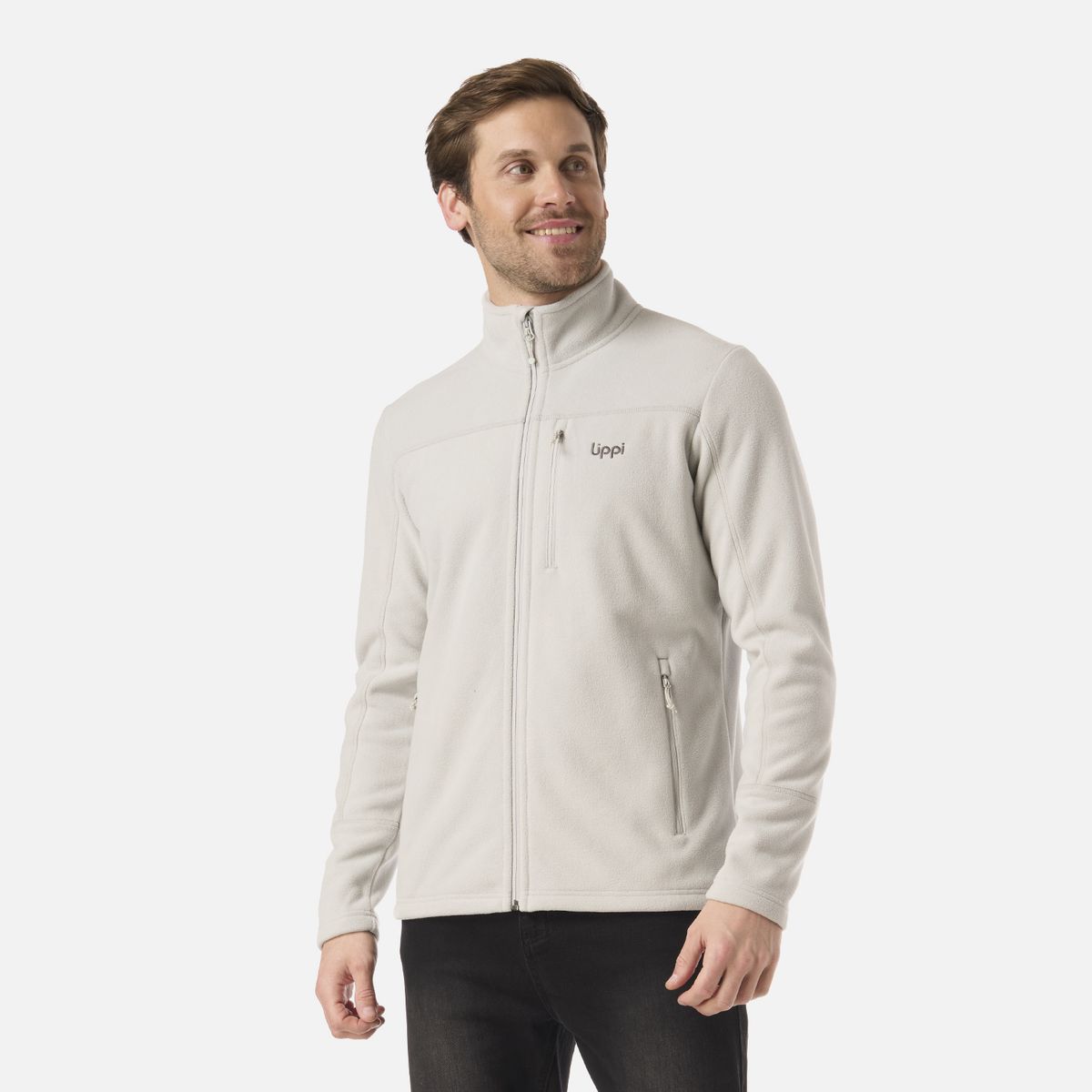 LIPPI - Polar Hombre Paicavi Therm-Pro Jacket Gris Claro Lippi