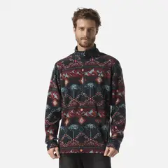 HAKA HONU - Polar Hombre Asegurao Print Azul Noche