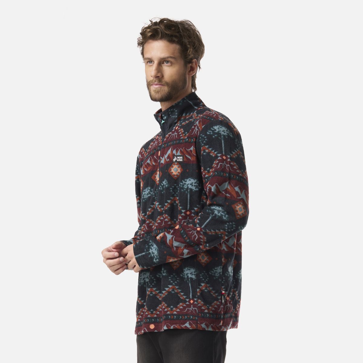 HAKA HONU - Polar Hombre Asegurao Print Azul Noche Haka Honu