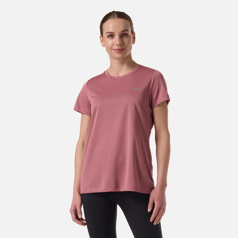 LIPPI - Polera Mujer Core Q-Dry T-Shirt Rosa Oscuro Lippi