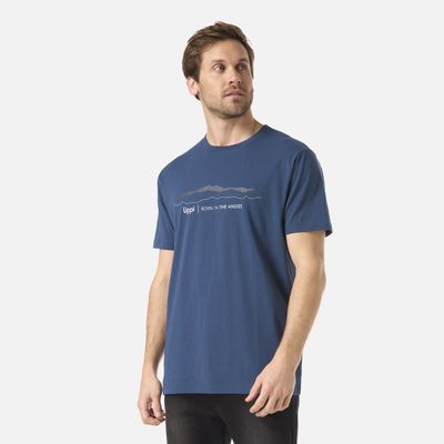 Imagen 2 del producto Polera Hombre Logo Front Print T-Shirt Azul Oscuro