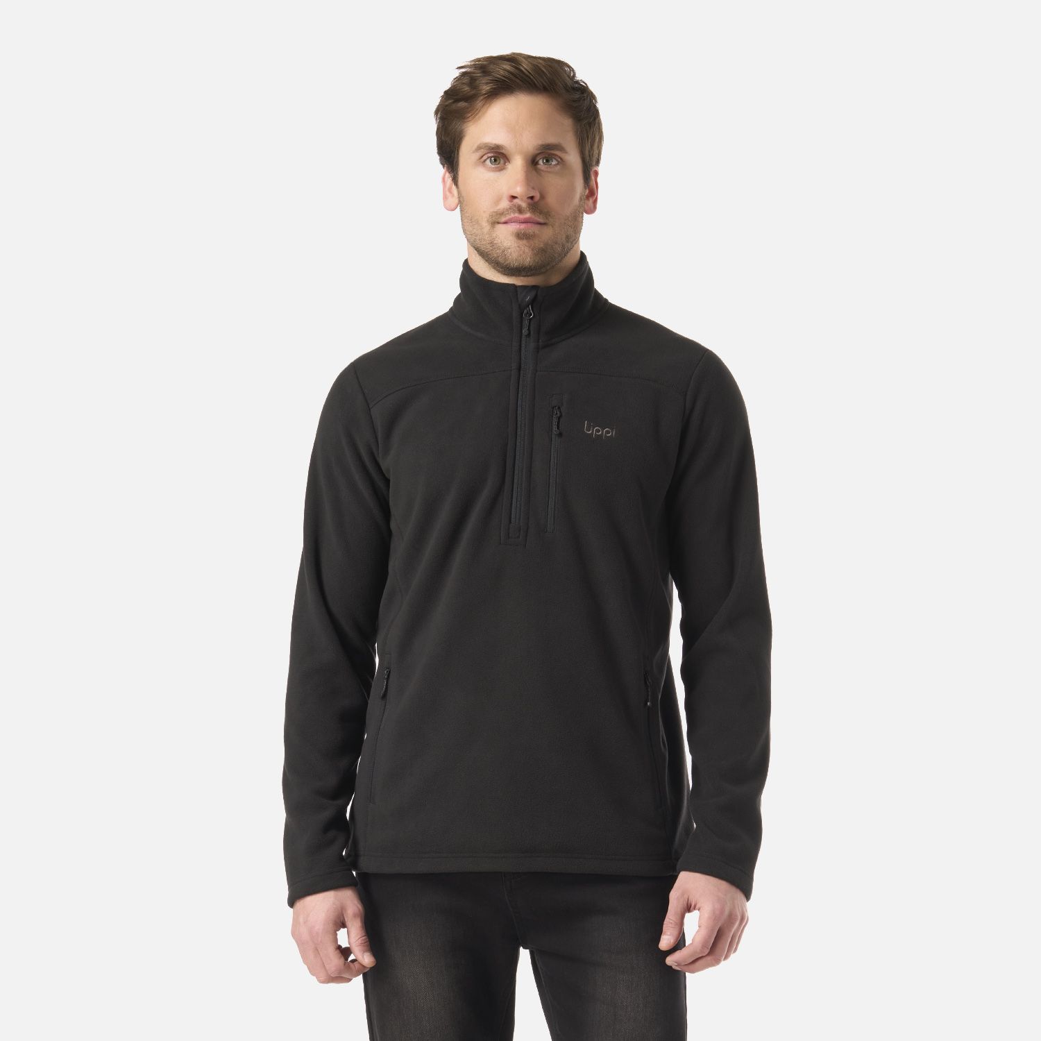 LIPPI Polar Hombre Paicavi Therm-Pro 1/4 Zip Jacket Negro Lippi