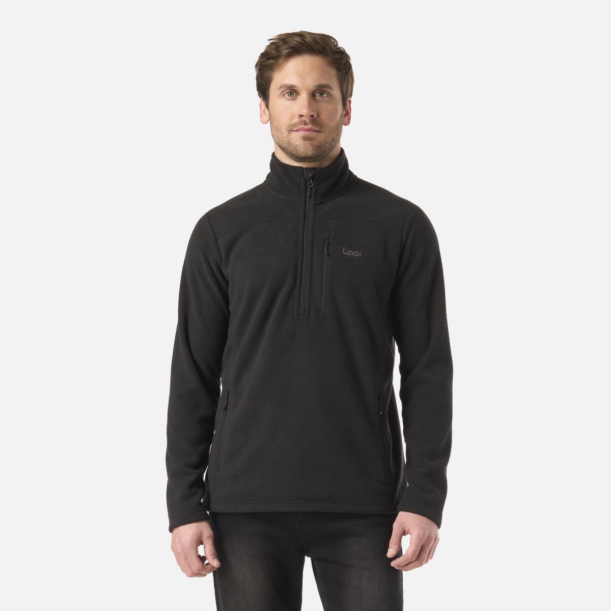 LIPPI - Polar Hombre Paicavi Therm-Pro 1/4 Zip Jacket Negro Lippi