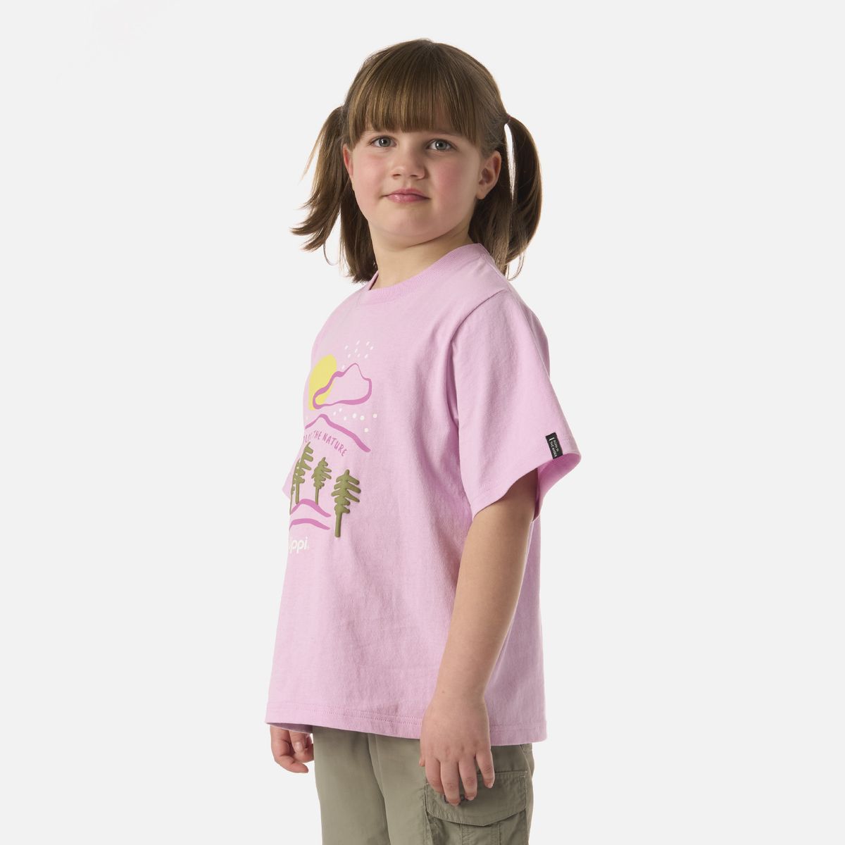 LIPPI - Polera Niña Explore Oversize T-Shirt Rosa Lippi