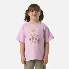 LIPPI - Polera Niña Explore Oversize T-Shirt Rosa