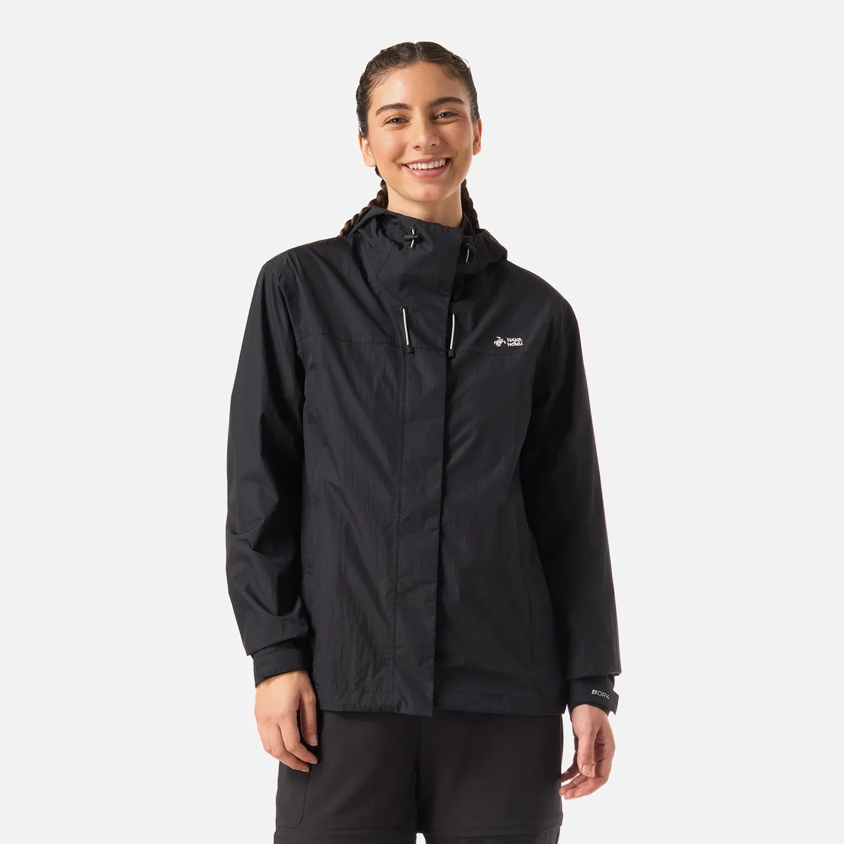 HAKA HONU - Chaqueta Mujer Petricor Negro Haka Honu