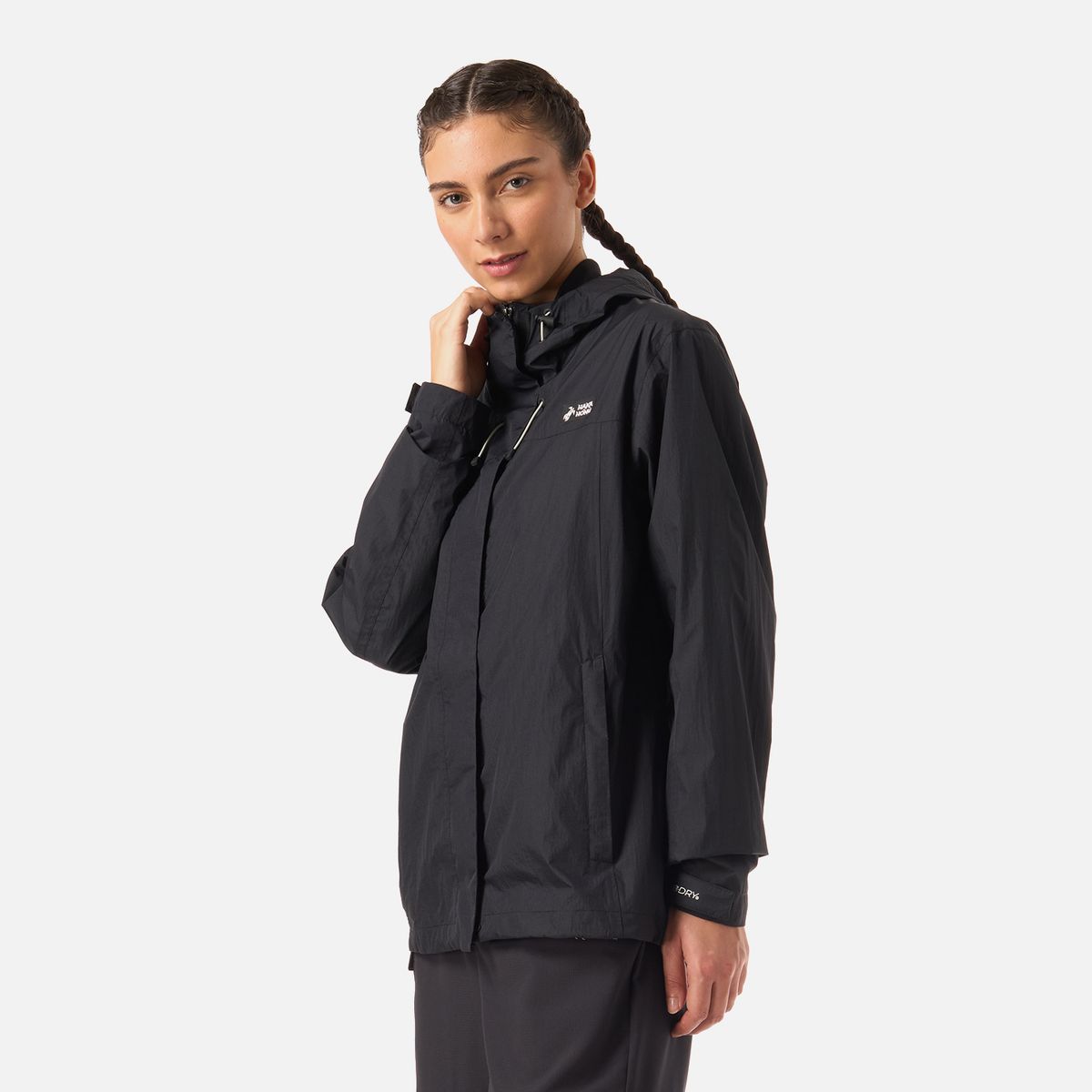 HAKA HONU - Chaqueta Mujer Petricor Negro Haka Honu