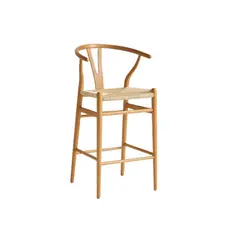 HABITA2 CHILE - Taburete Wish de Madera Natural – 75 cm