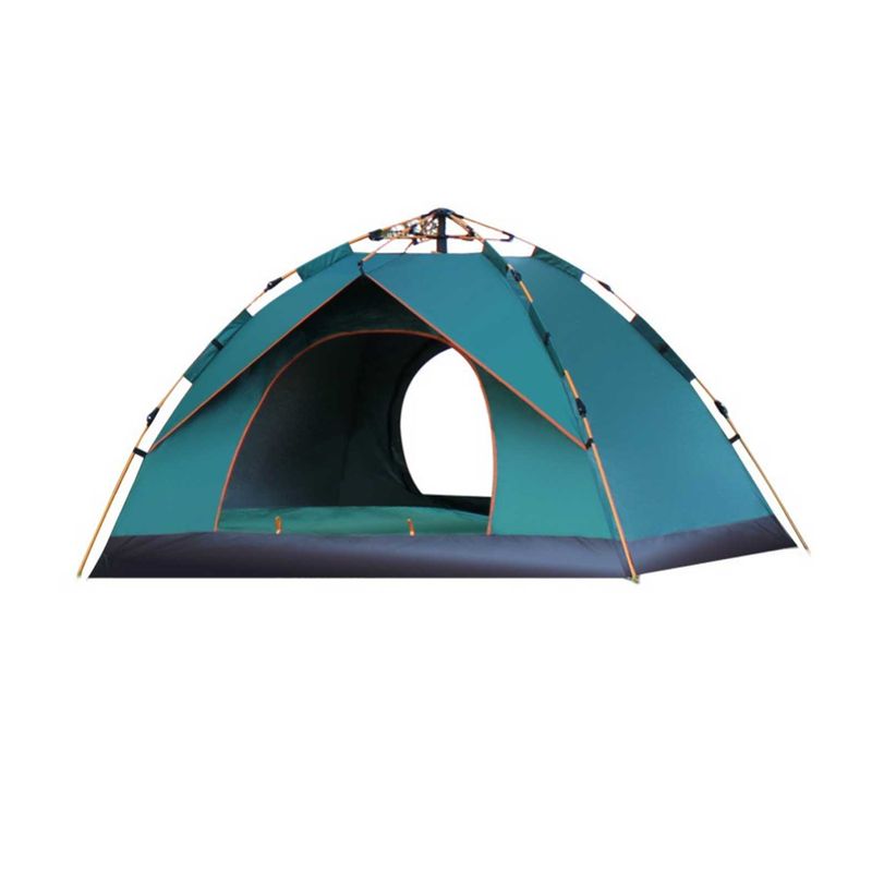 GENERICO - Carpa Camping Automática 4 Personas Resistente Exterior Azul