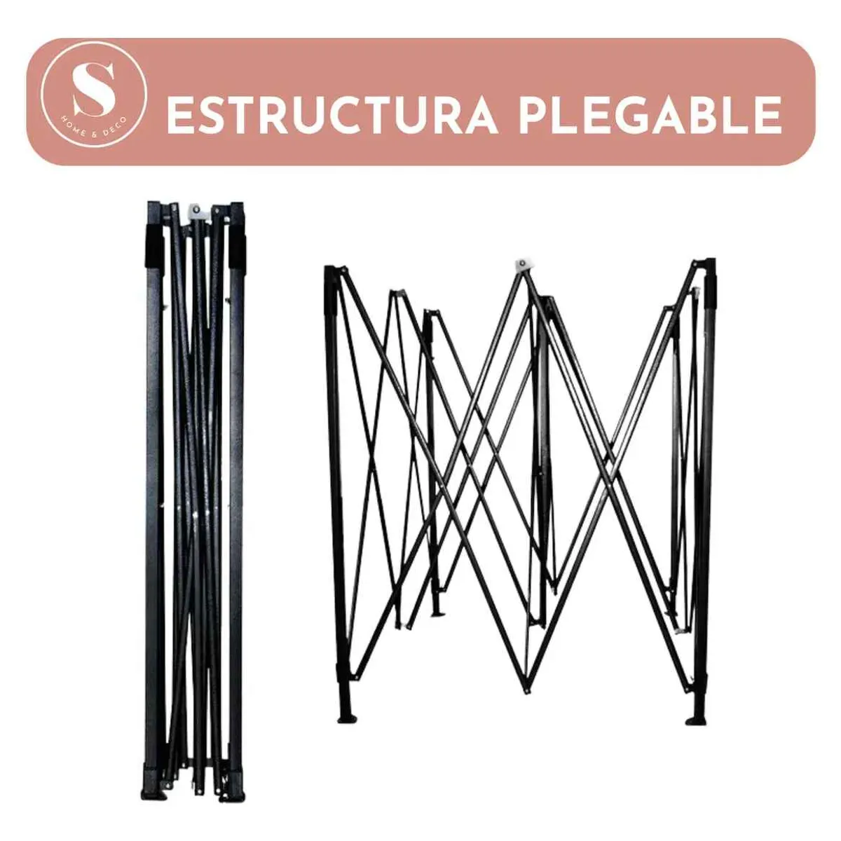 GENERICO - Toldo completo lona Multiusos Impermeable tubos resistentes