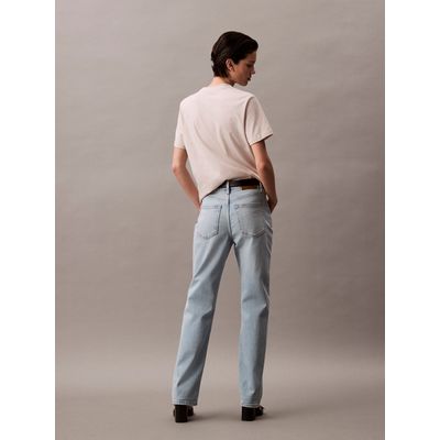 Imagen 2 del producto Jeans High Rise Straight Marbled Bea Celeste