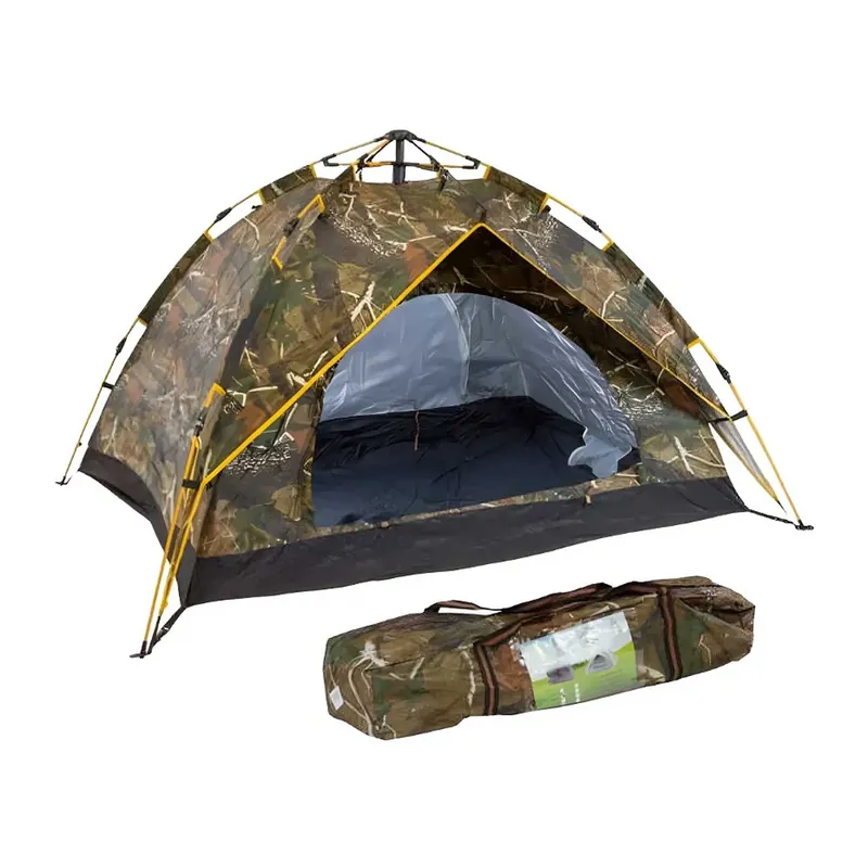 GENERICO - Carpa Camuflaje Para Camping Automática 4 Personas