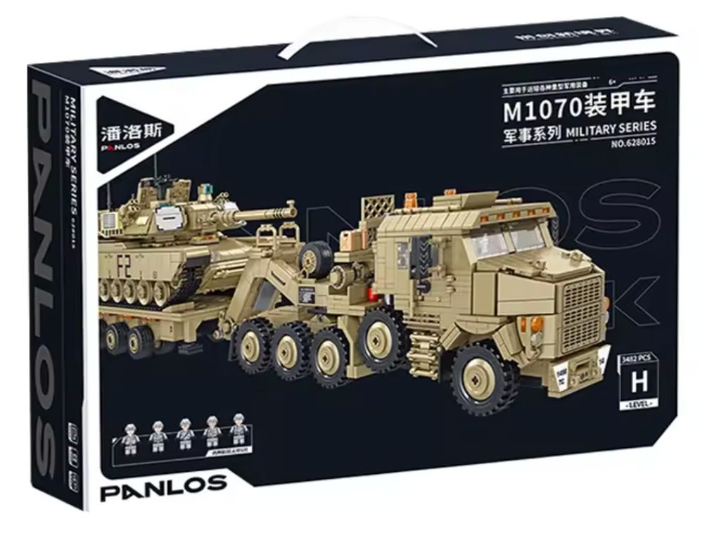 Camion Armable Oshkosh M1070 + Tanque M1A2 Abrams US ARMY
