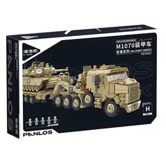 SLUBAN - Camion Armable Oshkosh M1070 + Tanque M1A2 Abrams US ARMY