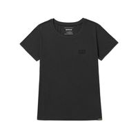 Polera Manga Corta Mujer Logo Negro