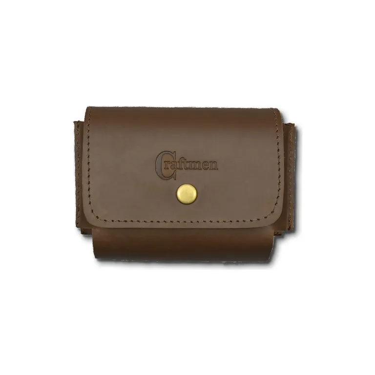 Juego Porta Naipe de Cuero Cafe Oscuro