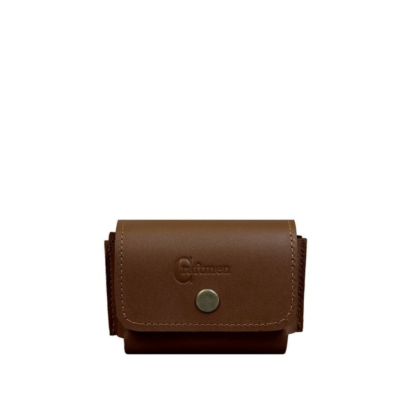 CRAFTMEN - Juego Porta Naipe de Cuero Café Oscuro Craftmen
