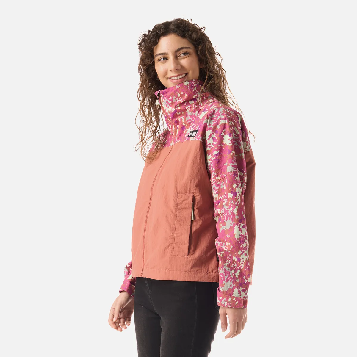 HAKA HONU - Chaqueta Mujer Hija Del Viento Terracota Claro Haka Honu