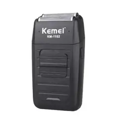 GENERICO - Máquina afeitadora Kemei KM-1102 negra