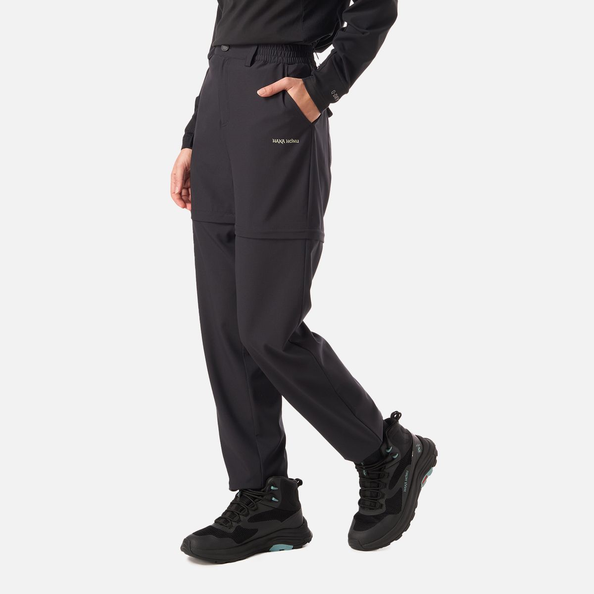 HAKA HONU - Pantalón Mujer Tronco Negro Haka Honu