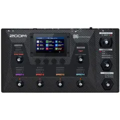 ZOOM - Pedalera Multiefecto Para Bajo B6