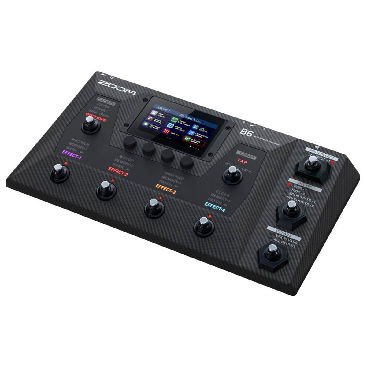 ZOOM - Pedalera Multiefecto Para Bajo Zoom B6