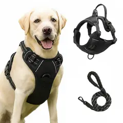 GENERICO - Pechera Para Perro Arnés Ajustable Reflectantes Con Correas