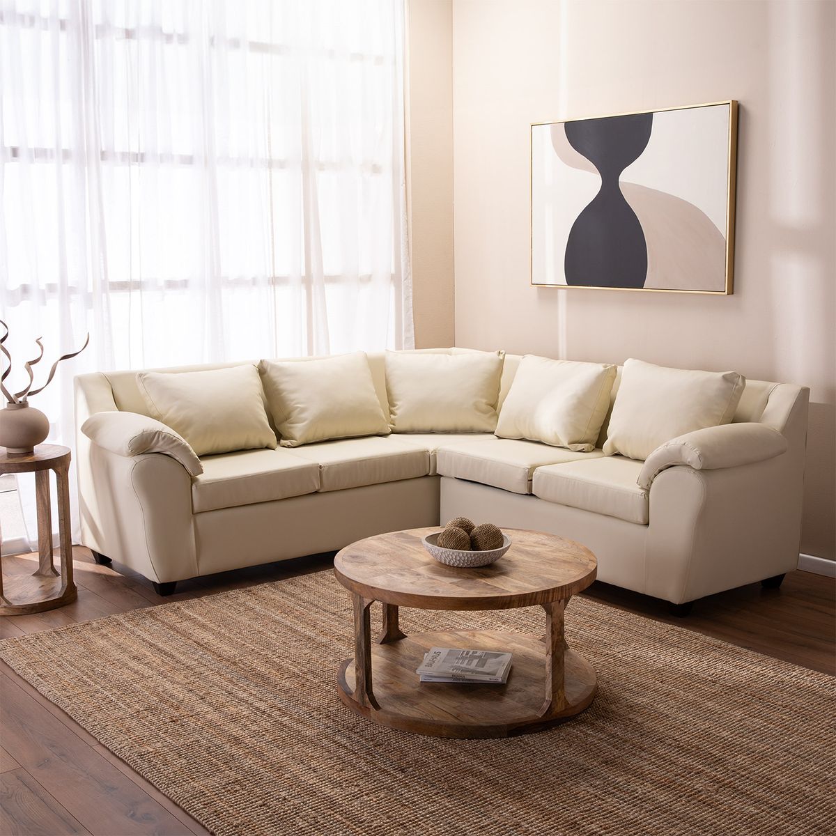 MUEBLES MPR - Sofá Seccional Cattaleya Pu 3-2