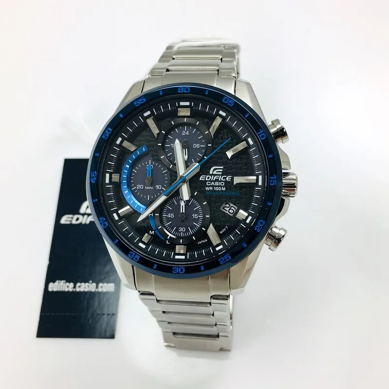 CASIO - RELOJ CASIO EDIFICE SOLAR EQS900DB-2A HOMBRE CRONOMETRO