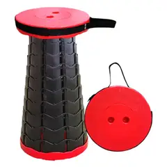 GENERICO - Taburete Plegable Portátil De Plástico Retráctil Silla