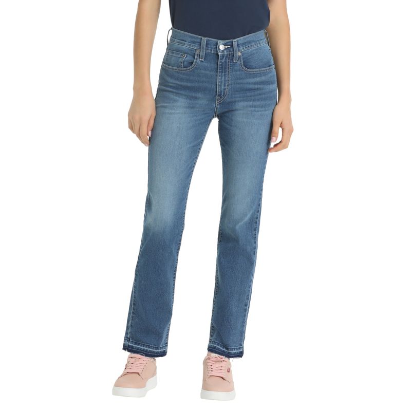 LEVIS - Jeans Mujer 724 High Rise Straight Azul Levis