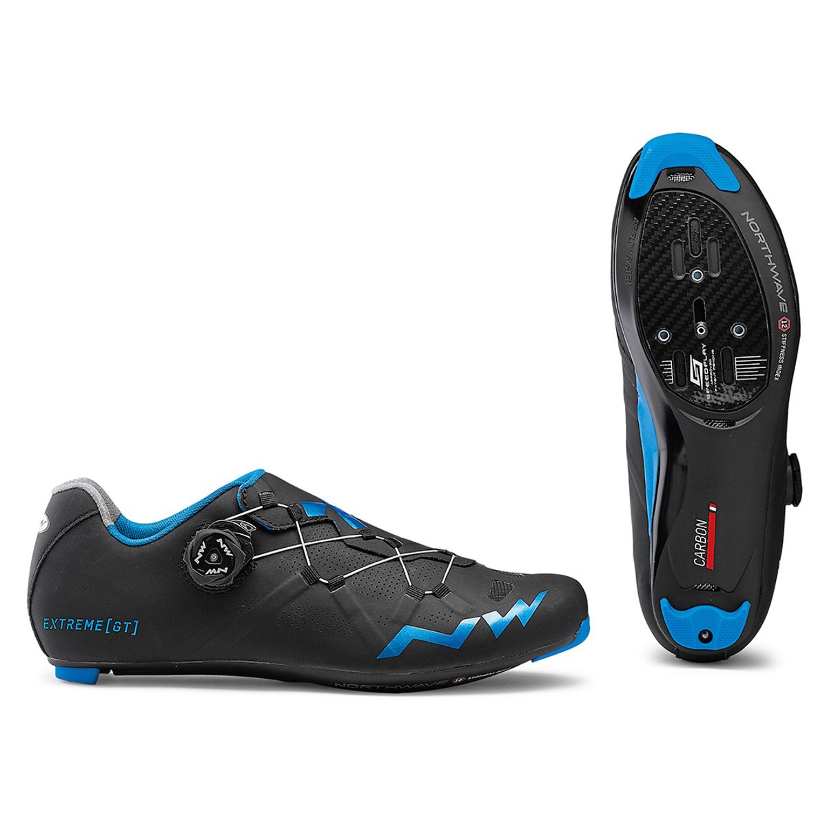 360 - Zapatillas Ciclismo Ruta Northwave® Extreme GT Morph Carbon Blackblue