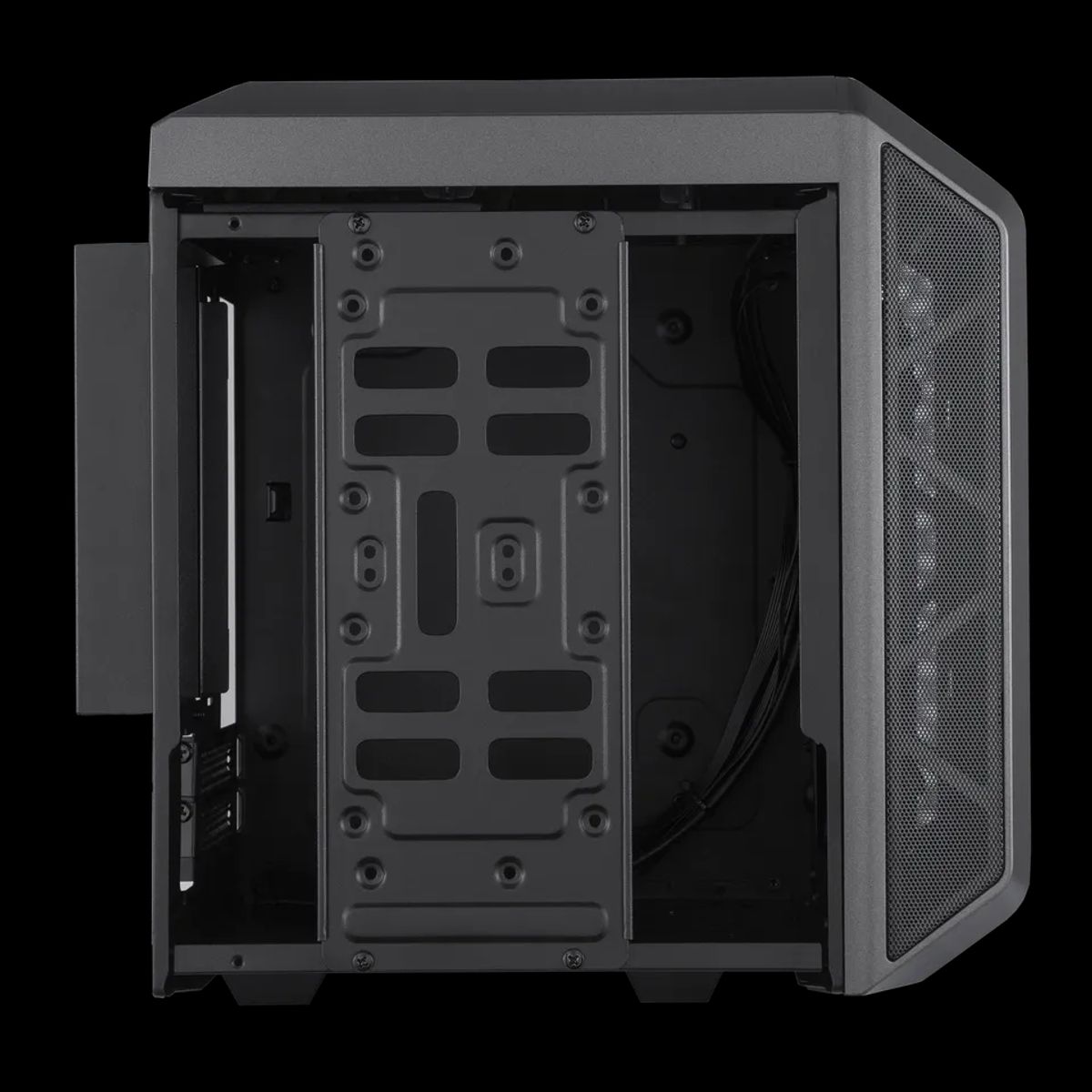 COOLER MASTER - Gabinete Cooler Master MasterCase H100 ARGB Mini Tower Negro-Gris