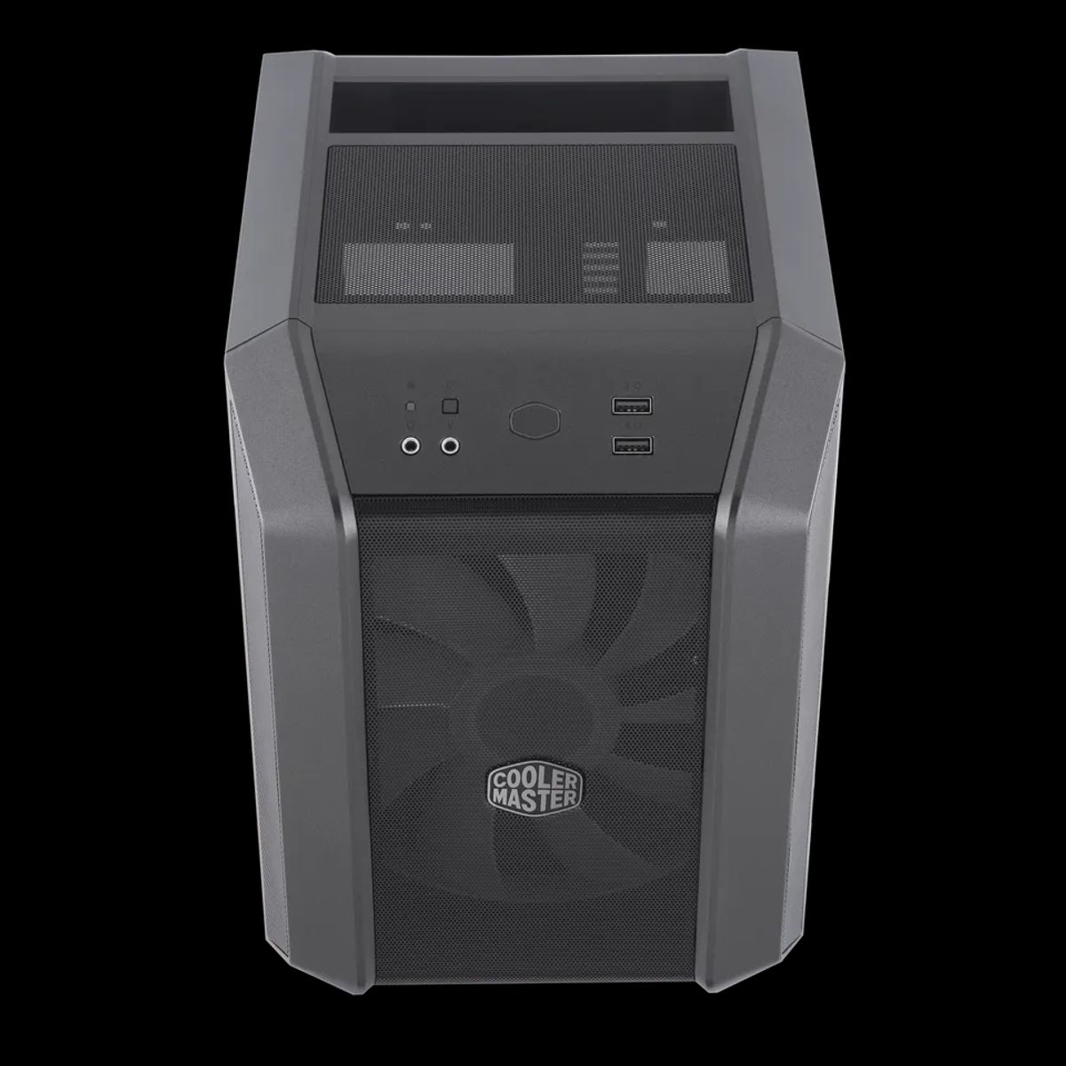 COOLER MASTER - Gabinete Cooler Master MasterCase H100 ARGB Mini Tower Negro-Gris