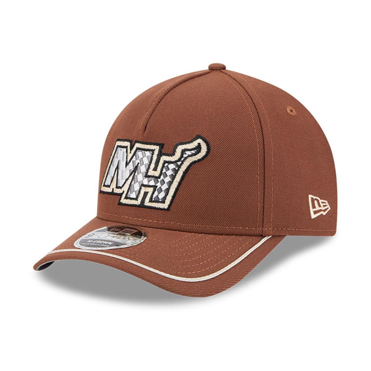 NEW ERA - Gorra 9Forty Miami Heat NBA New Era MotorSport Dark Brown