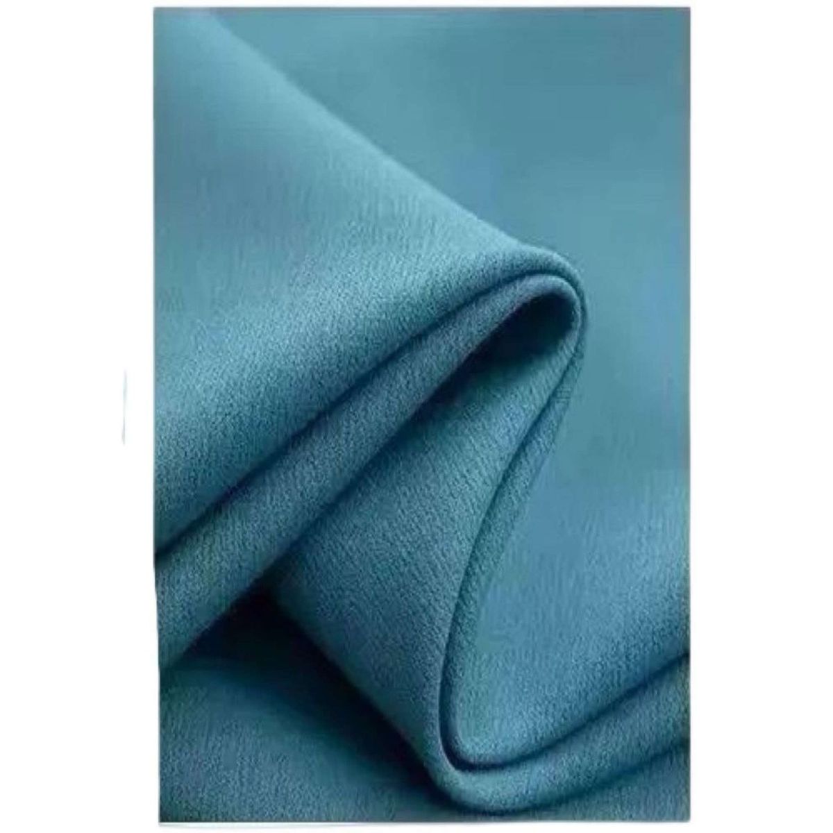 GENERICO - CORTINA LIVING DORMITORIO CON ARGOLLA AZUL PETROLEO